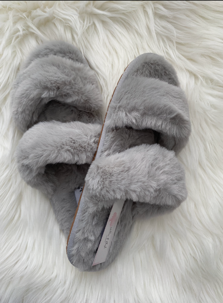 The Marcia Faux Fur Slippers