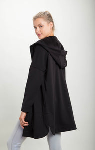 Complete Comfort Zip Up Jacket- Black