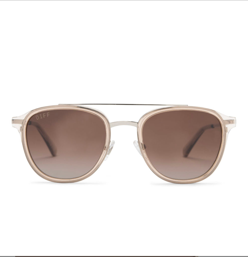 Camden- vintage crystal and brown gradient polarized