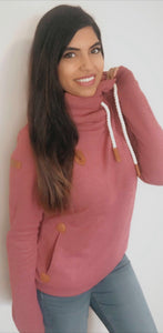 The Artemis Pullover Hoodie - Wanakome - Rhubarb